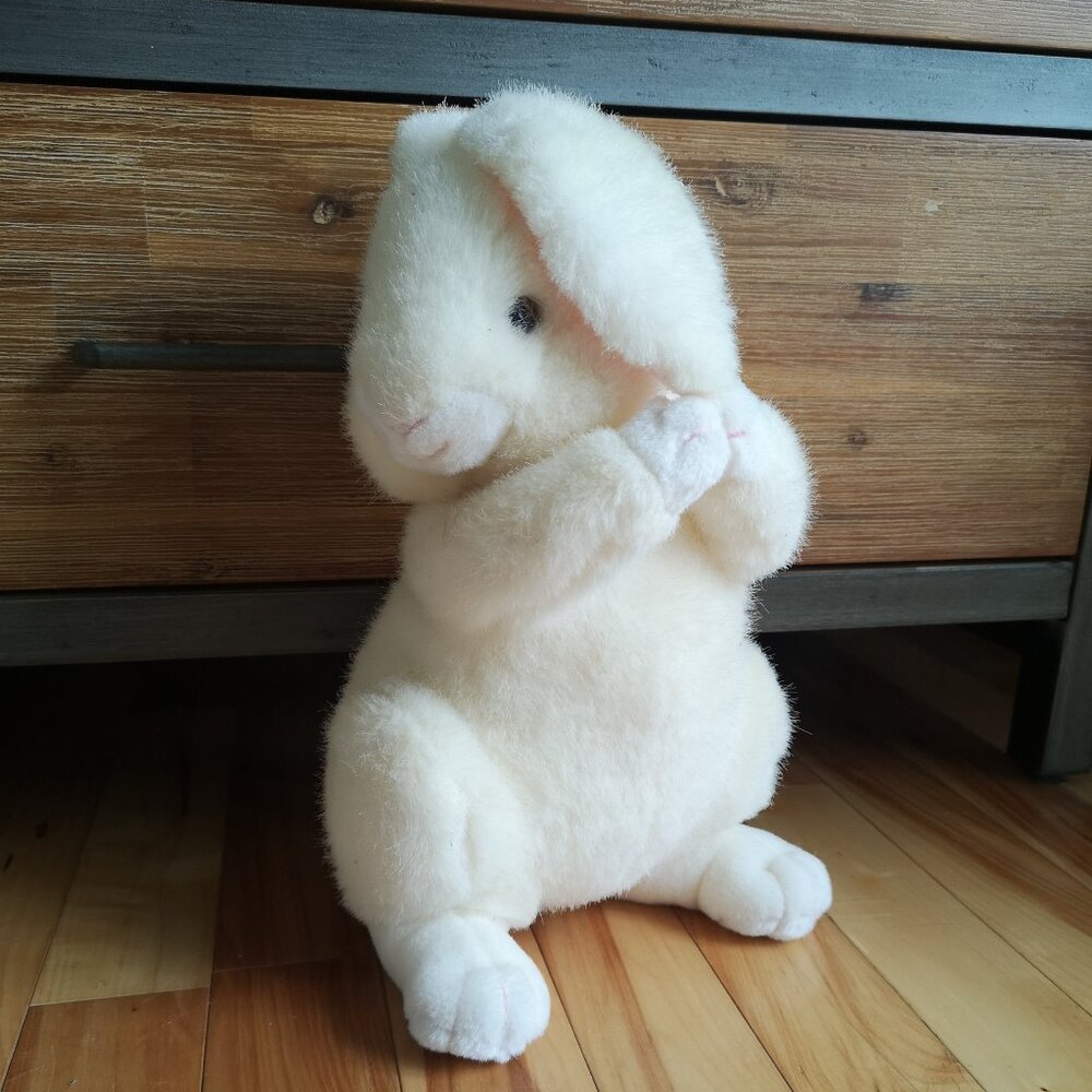 VINTAGE Bunny Rabbit Plush Stuffed Animal